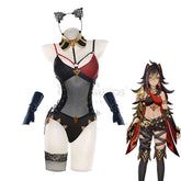 Game Genshin Impact Cosplay Dehya Sexy Bunny Girl Costume Costumes